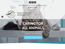 Tablet Screenshot of kingrdvet.com